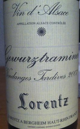 Alsace Gewurztraminer