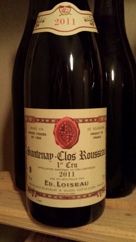 Santenay Premier Cru Clos Rousseau
