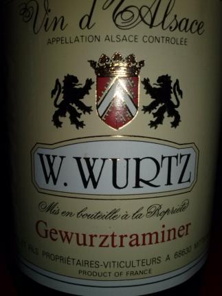 Alsace Gewurztraminer