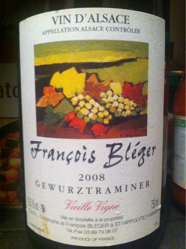 Alsace Gewurztraminer