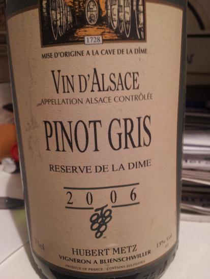 Alsace Pinot Gris