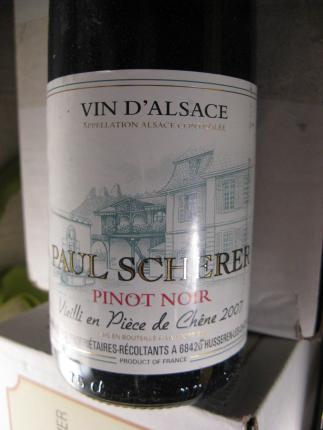 Alsace Pinot Noir