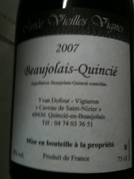 Beaujolais Quincié
