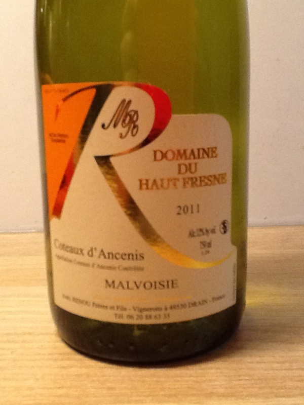 Coteaux d'Ancenis Malvoisie
