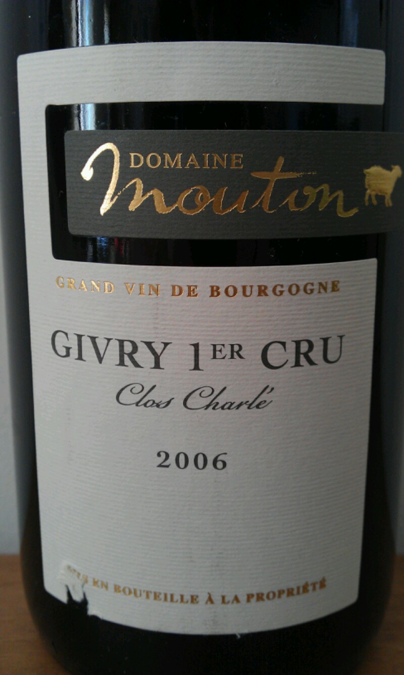 Givry Premier Cru Clos Charle