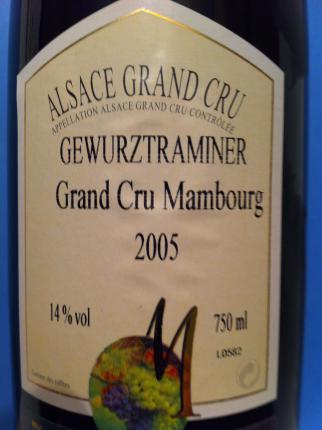 Alsace Gewurztraminer