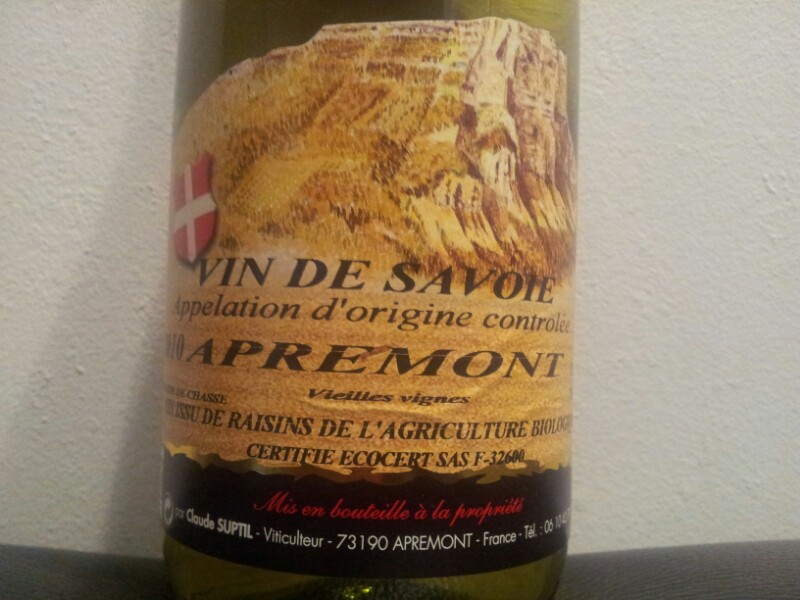 Vin-de-Savoie Apremont