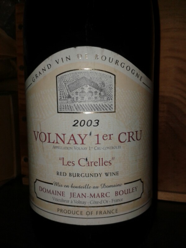 Volnay Premier Cru Carelles