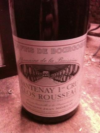 Santenay Premier Cru Clos Rousseau