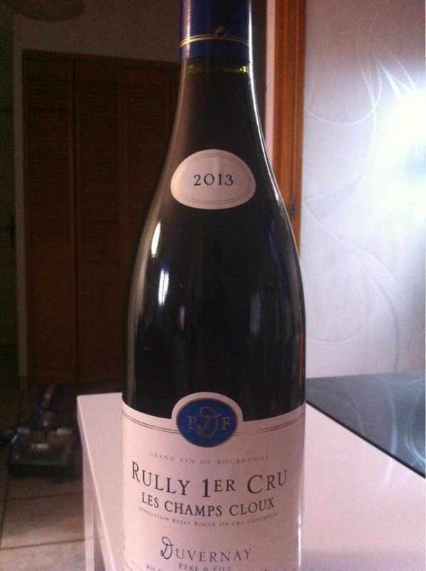 Rully Premier Cru Champs Cloux