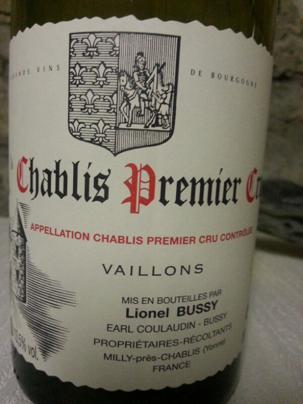 Chablis Premier Cru Vaillons