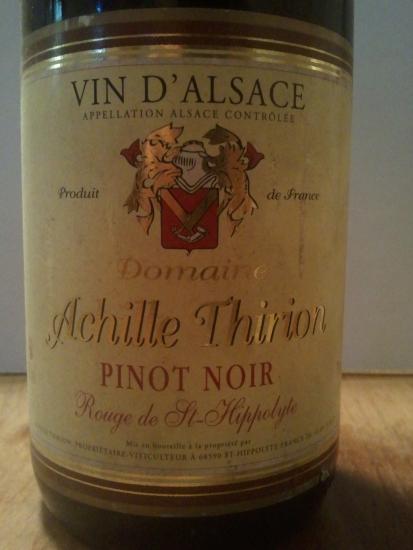 Alsace Pinot Noir