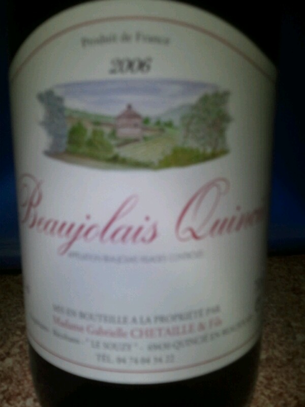 Beaujolais Quincié