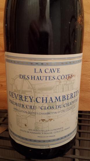 Gevrey-chambertin Premier Cru Clos du Chapitre