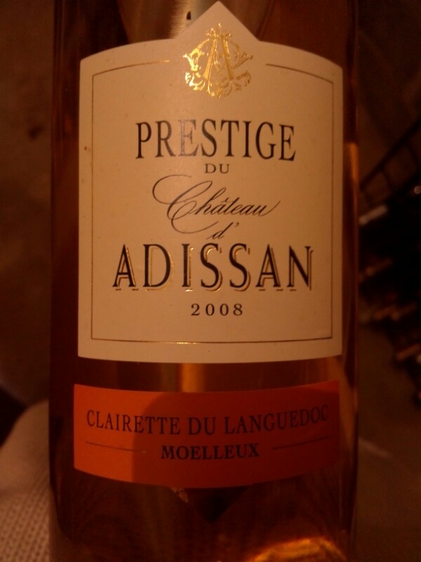 Clairette du Languedoc Adissan