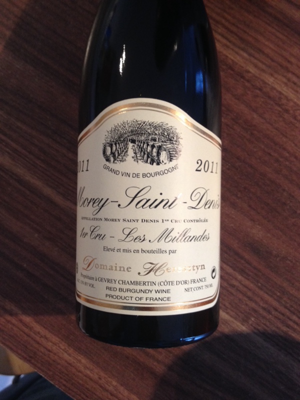 Morey-Saint-Denis Premier Cru Les Milandes
