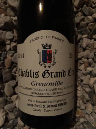 Chablis Grand Cru Grenouilles