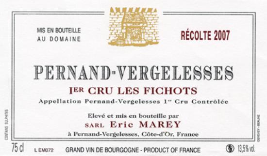 Pernand-Vergelesses Premier Cru Les Fichots