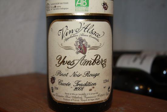 Alsace Pinot Noir