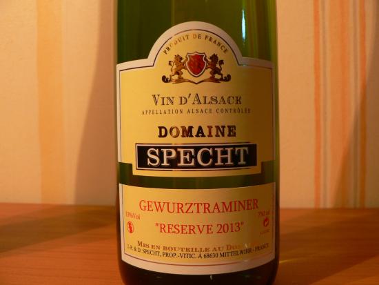 Alsace Gewurztraminer