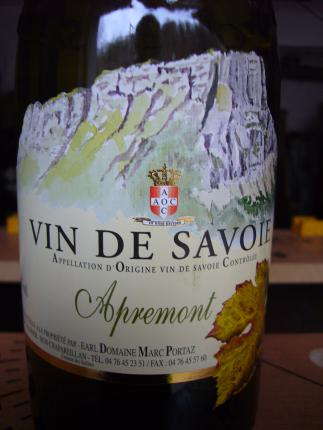 Vin-de-Savoie Apremont