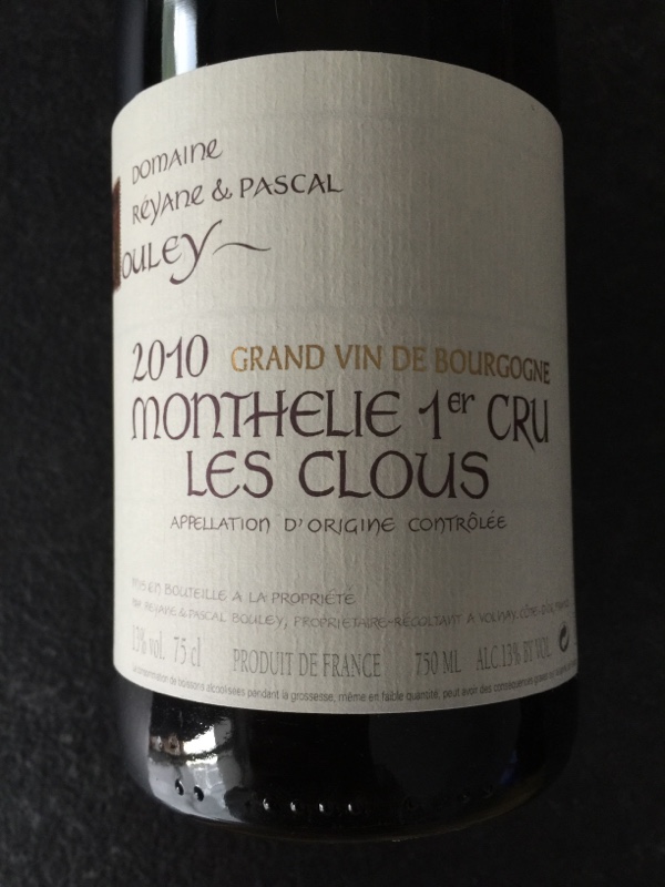 Monthélie Premier Cru