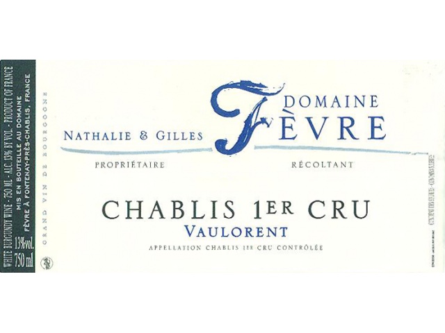 Chablis Premier Cru Vaulorent