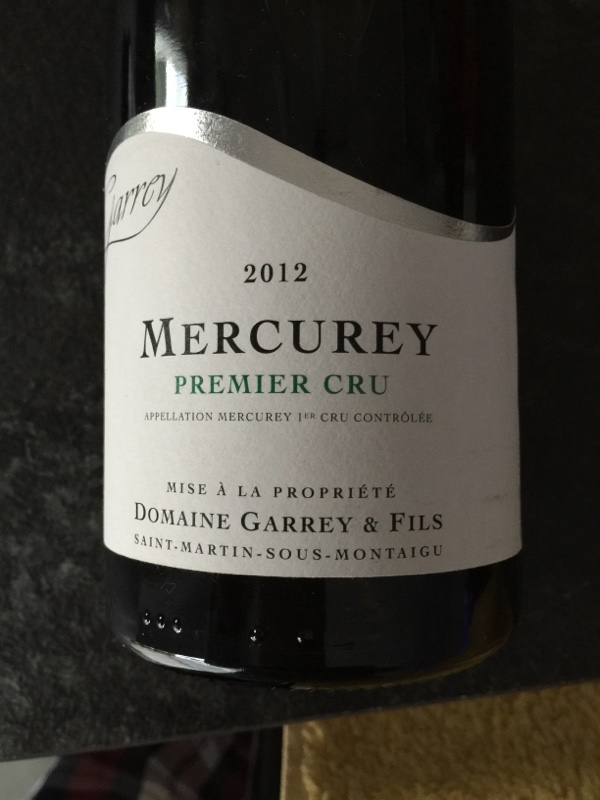 Mercurey Premier Cru