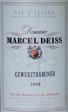 Alsace Gewurztraminer
