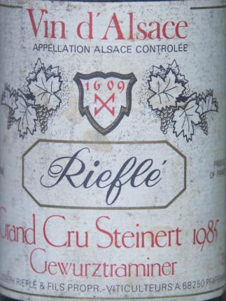 Alsace Gewurztraminer
