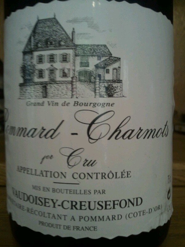 Pommard Premier Cru Les Charmots