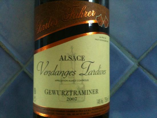 Alsace Gewurztraminer