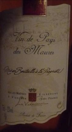 Vin de pays des Maures