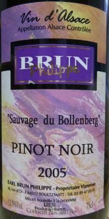 Alsace Pinot Noir