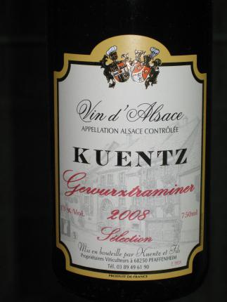 Alsace Gewurztraminer