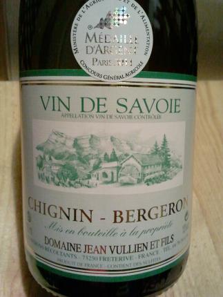 Vin-de-Savoie chignin-Bergeron