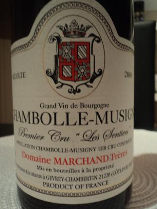 Chambolle-Musigny Premier Cru Les Sentiers