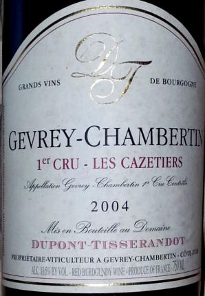 Gevrey-chambertin Premier Cru Les Cazetiers