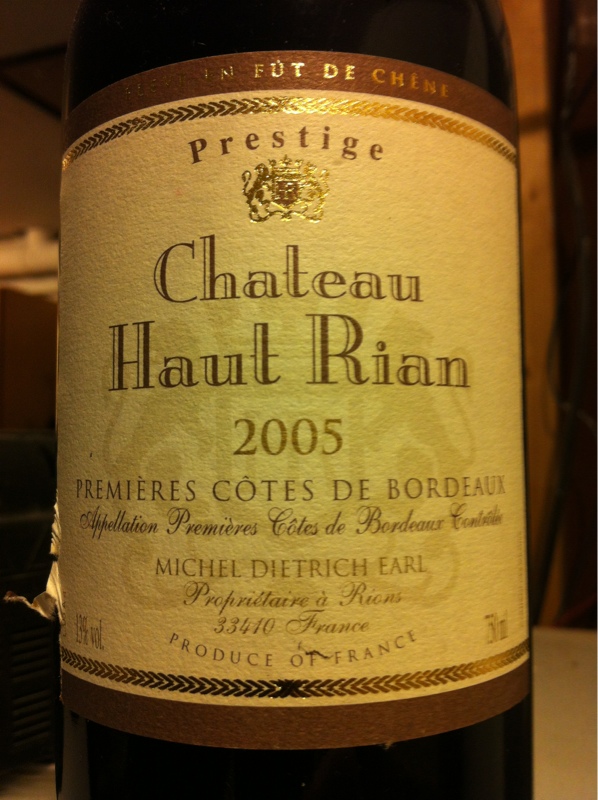 Premières côtes de Bordeaux