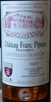 Saint-Emilion Grand Cru