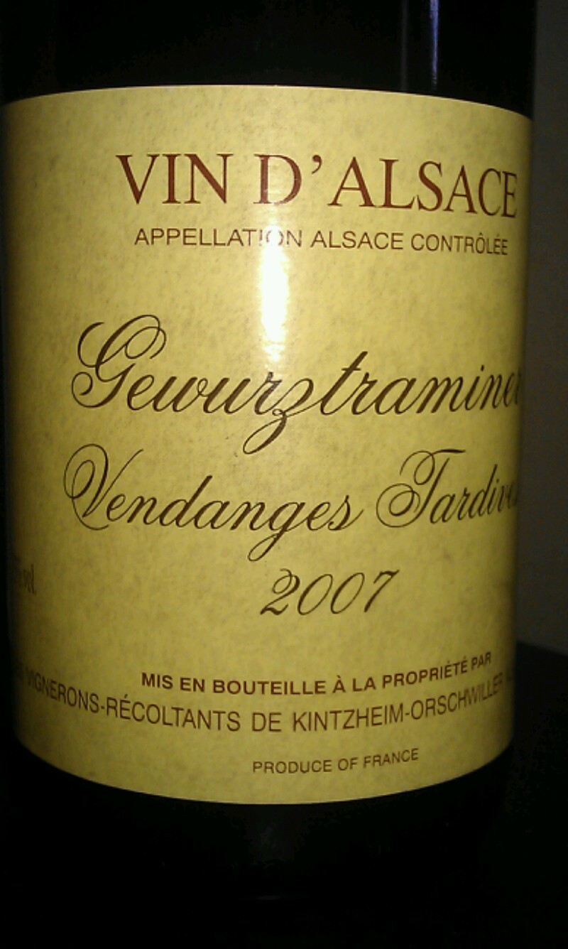 Alsace Gewurztraminer