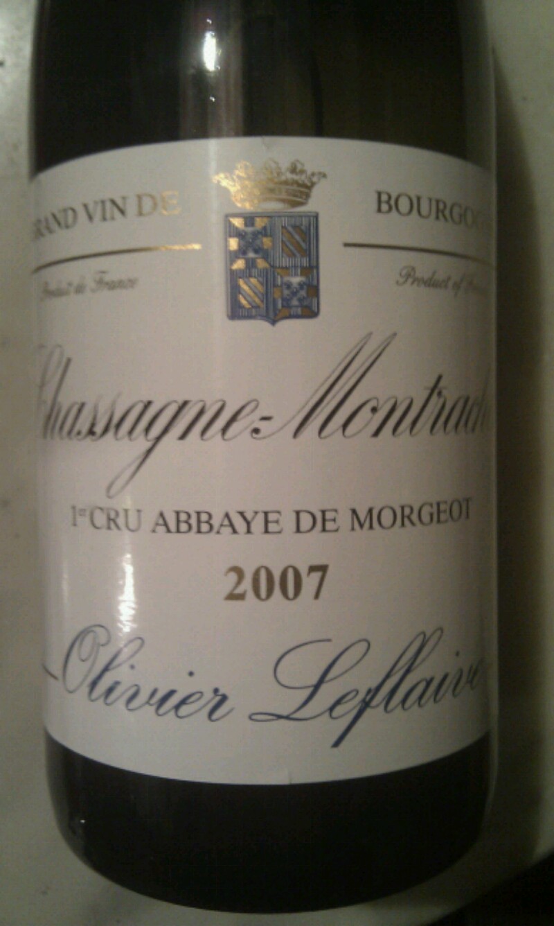 Chassagne-montrachet Premier Cru Abbaye de Morgeot
