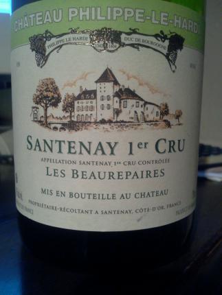 Santenay Premier Cru Beaurepaire