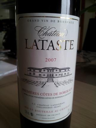 Premières côtes de Bordeaux