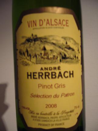 Alsace Pinot Gris