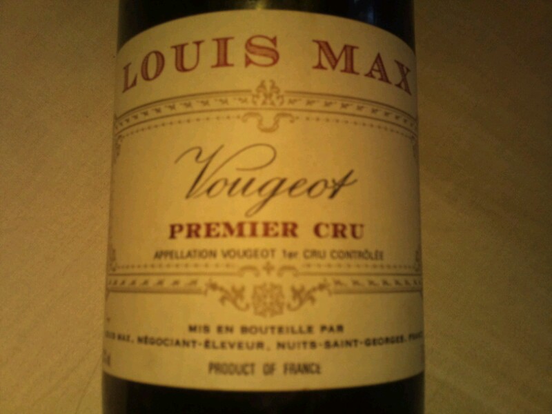 Vougeot Premier Cru