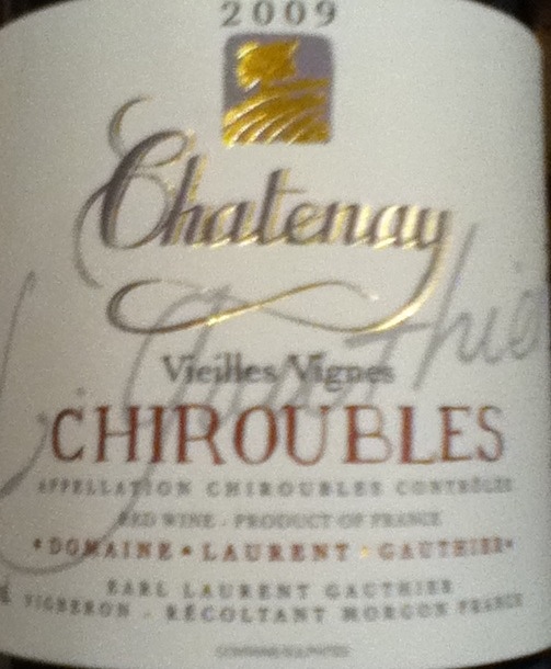 Beaujolais Chiroubles