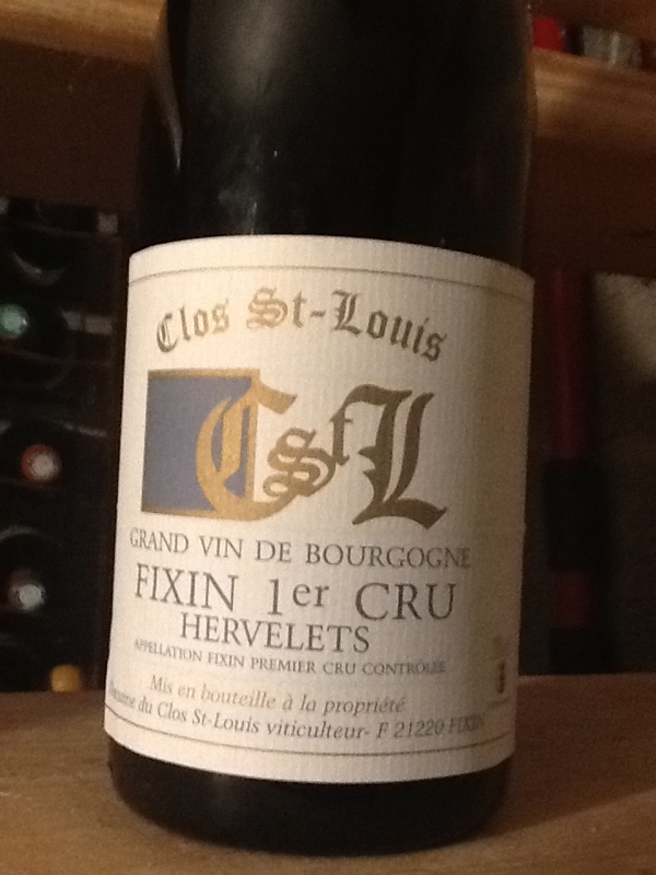 Fixin Premier Cru Arvelets