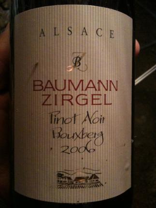 Alsace Pinot Noir