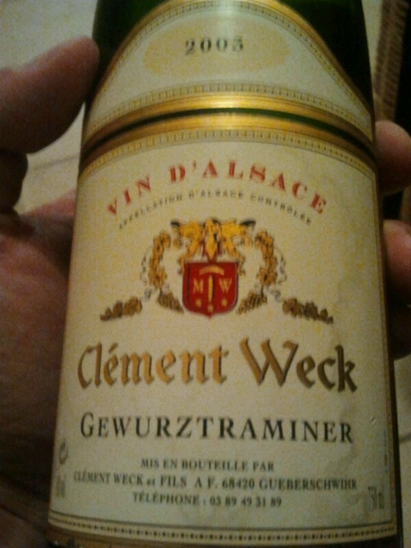Alsace Gewurztraminer